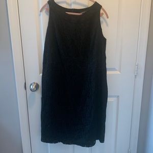 Lane Bryant Black Lace plus size 20W shift dress